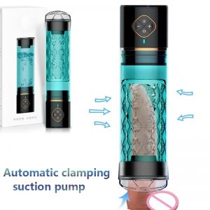 Water Bath Penis Enlargement Vacuum Pump Electric Male Masturbator Cup Penis Delay Training with Spa Sex Machine For Man toys 18